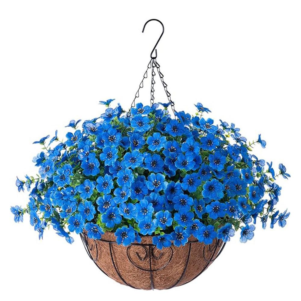 Inch Diy Basket 10 Chain With Vibrant Artificial Flowers For Decoration