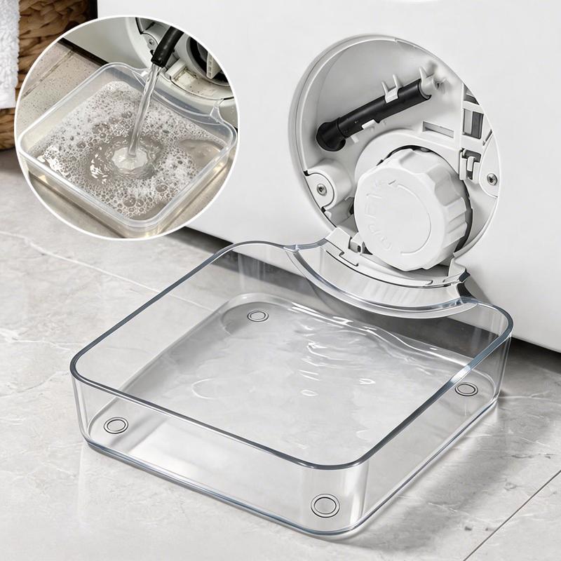 Reusable Washer Cleaning Drain Tray Anti-Overflow Drum Washing Machine Drip Tray  Water Catch Leak Proof Pan for Floor Protector