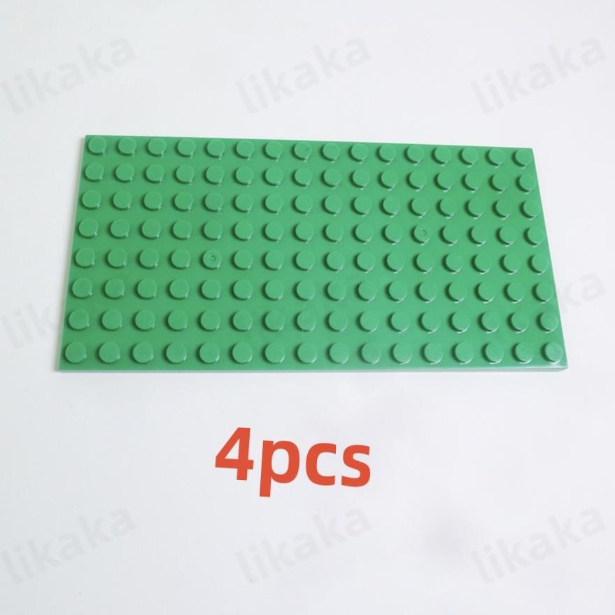 8*16 точек, пластиковые строительные блоки, 4 шт., базовые пластины, совместимые с городскими классическими игрушками, мини-блоки, базовые пластины, детали для детей