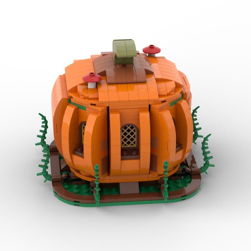 Halloween Jack Lantern Creative Pendant Pumpkin Monster Building Blocks Bricks Toys Christmas Boys and Girls Gift