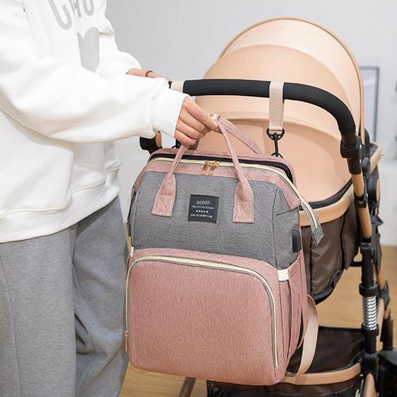 Большая вместительная сумка для мам, легкая портативная складная детская кроватка, вместительные дорожные сумки для беременных, детский рюкзак, женская сумка для мам на выход