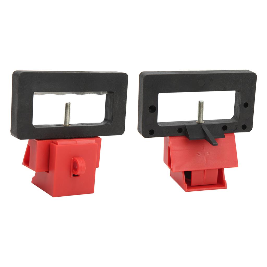 3PCS Clamp On Circuit Breaker Lockout Device Power Switch Lock Engineering Plastic for Less 70mm