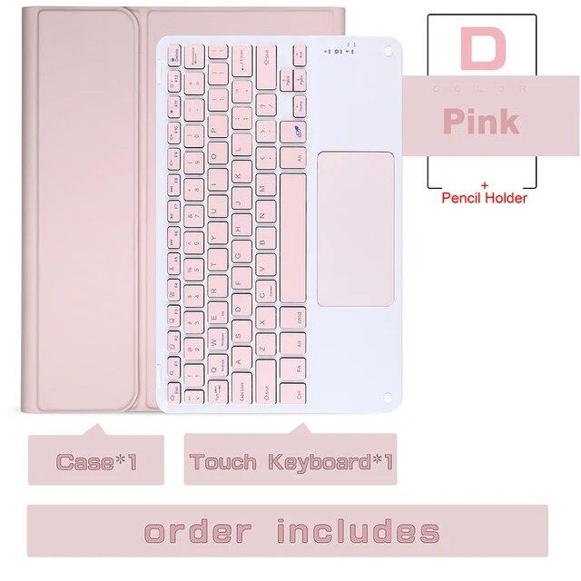 Клавиатура Беспроводная мышь для iPad Pro 11 Case 2021 2020 iPad Air 4 Case 10.2 IPad 9-го и 10-го поколения Case 2021 Mini 6 Case Air 2