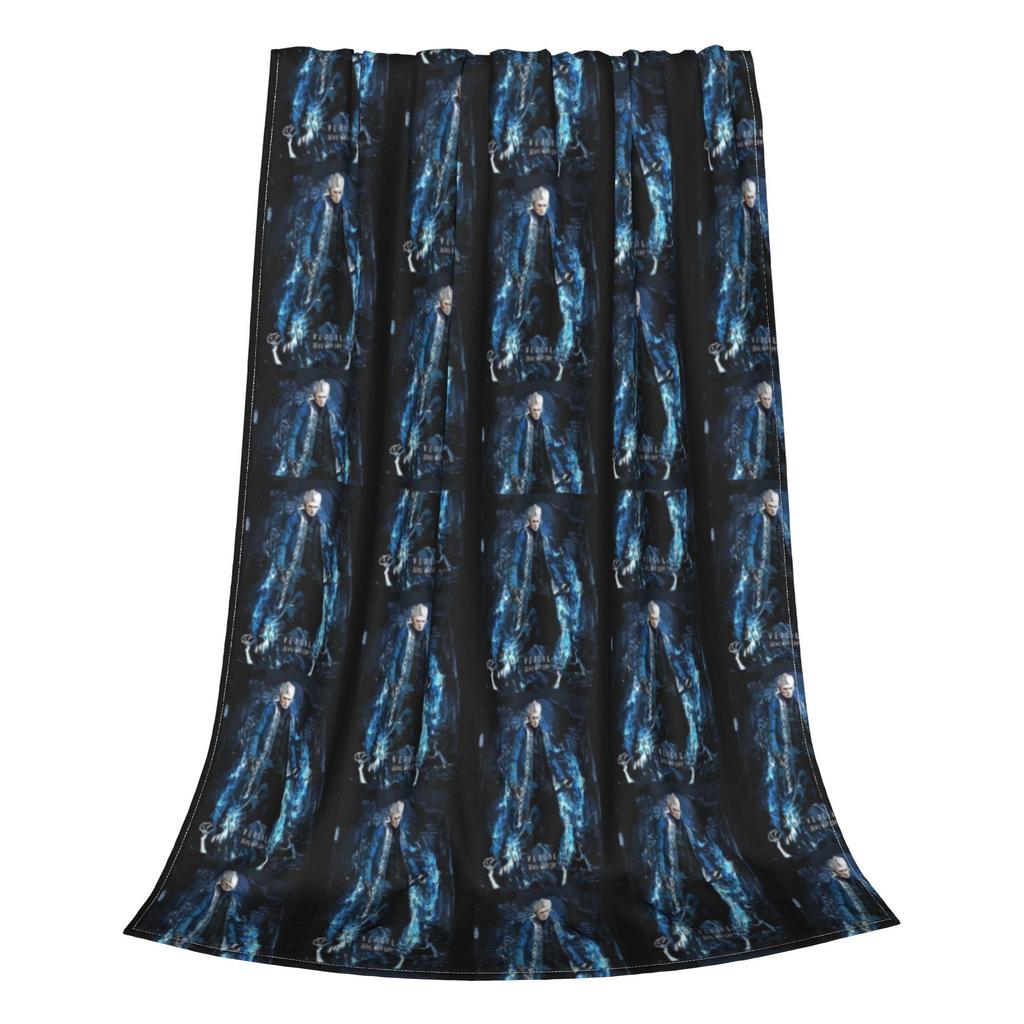 Game Vergil Dmc Blanket Devil May Cry Wool Funny Warm Throw Blanket for Home  Winter