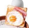 Speed Mao Realistic Fried and Toast Food Model Egg, Bacon,
