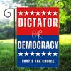 Democrat Democracy Kamala President Garden Ag Double Sided 12"X18" ANM VVL YYX EEZ