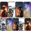 Для iPhone 16 15 Xiaomi Redmi Note 14 13 12 11 Pro Max X 8 16e Samsung Galaxy S25 S24 S23 Moto OPPO Huawei Levi Eren Jaeger Атака титанов чехол для телефона