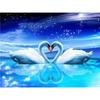 DIY Swan 5D Diamond Painting Full Round Drill Animal Diamond Embroidery Cross Stitch Mosaic Kits Wall Art Home Decor