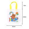 5/10pcs Double Sided Non-woven Graffiti Bags Holiday Party Gift Bag DIY Coloring Mini Shopping Storage with Watercolor Pen TMZ