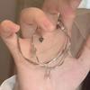 1 комплект браслет-цепочка «рыбий хвост» скрученный браслет-манжета регулируемые браслеты