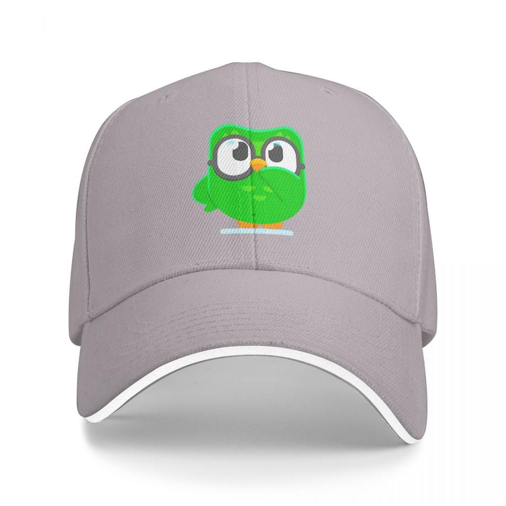 Кепки-бейсболки Snapback с принтом совы Duolingo Duo, дышащие, повседневные, кепки, для улицы, унисекс