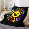 1Pc Colorful Sprunki Characters Blanket For Couch Bed Plush Cozy Fuzzy Blanket Super Soft Warm Blankets For Fall And Winter 0918293