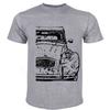 2Cv TShirt Meliert Cotton Tshirt Men Summer Fashion T-shirt Euro Size Male Crew Neck Tops Men Grey T Shirt Drop Shipping