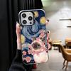 Милый Цветочный Платок Котенка Мягкий Чехол для Телефона для iPhone 15 16 17 Pro Max 17Air 16E 14 Plus 13 12 Mini Ударопрочный Чехол Задняя Крышка
