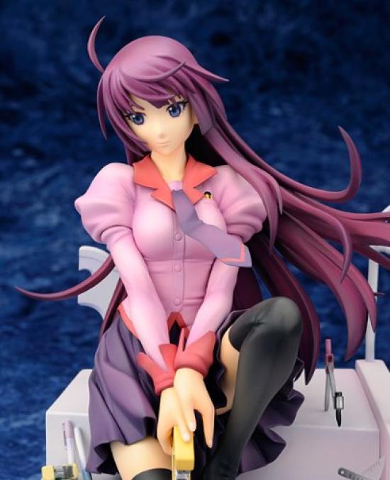 Масштабная модель Bakemonogatari Senjougahara Hitagi из ПВХ, окрашенная - (1/7 продукта) [Игрушки и хобби]
