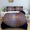Комплект постельного белья Mandala King Queen Twin Full Size Moon Sun Eye Boho Chic Floral полиэстеровый комплект постельного белья для мальчиков