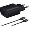 Chargeur USB C - Samsung - 25 W - Charge Rapide - Câble 1 M - Compatible Galaxy S22