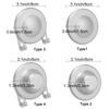 Useful Practical Self Adhesive Decorative Hardware Furniture Drill Hole Plugs Reserved Hole Cover Vents Decor Cap Protective