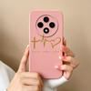 Love Heart Case For Oppo Reno 12F Phone Shell Soft Liquid Silicone Camera Protection Back Cover For Oppo Reno12F 12 F Bumper