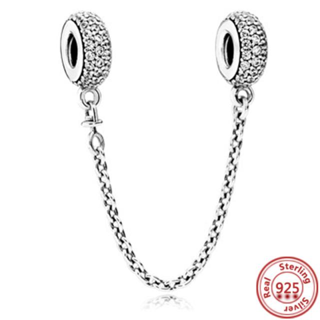 925 Silver Animal Character Love Series Clip Beads Pendant Fit Original  Charm Accessories Bracelet for Women DIY Jewelry