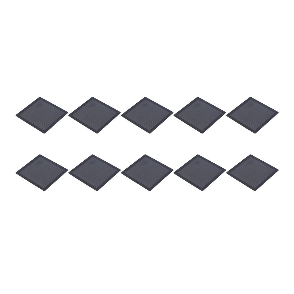 10Pcs Fan Dust Filter Mesh PVC Magnetic Frame PC Computer Case Cover 140mm Black