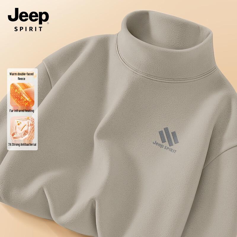 Мужская термофутболка с длинным рукавом и воротником-стойкой JEEP SPIRIT