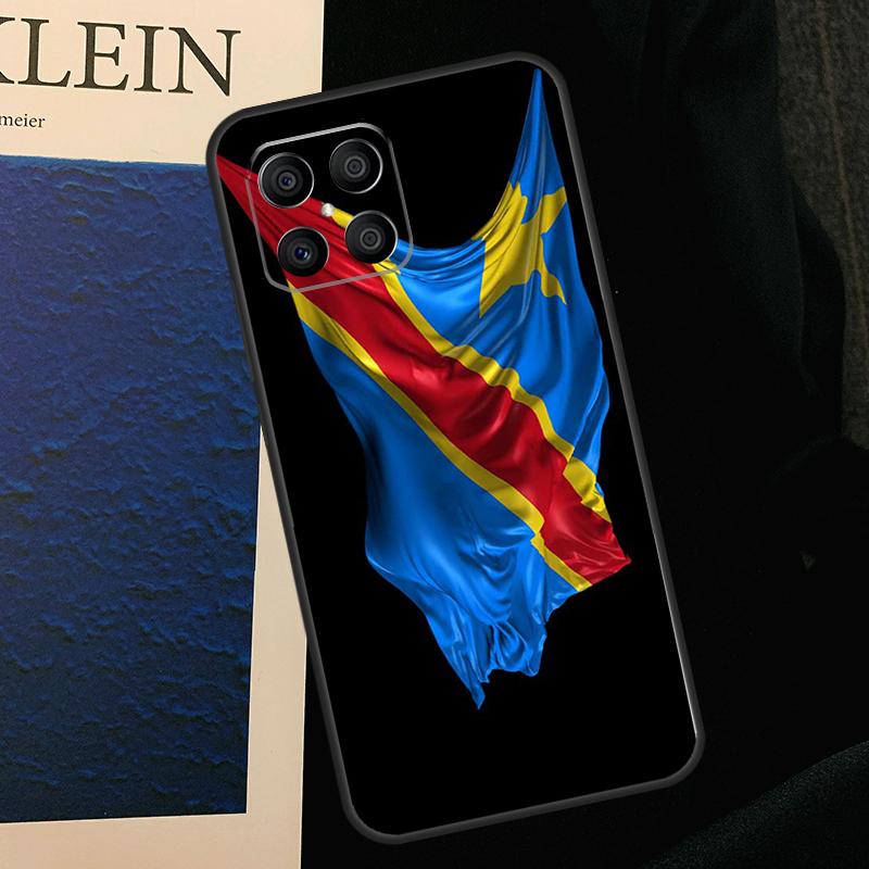 Congo Democratic Republic Flag Case For Honor 200 Pro X9b X9a X8b X8a X8 X9 X9c 50 70 90 Lite Honor Magic 7 5 6 Pro Cover