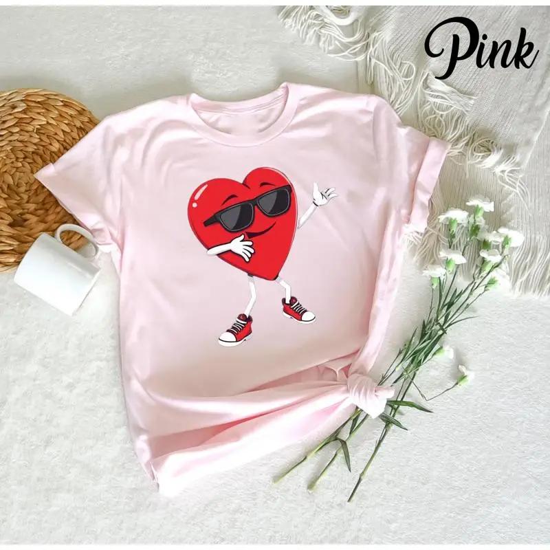 Dabbing Heart Funny S Unisexs Kids Boys Valentines Day Valentine S Humor T Shirt For Him