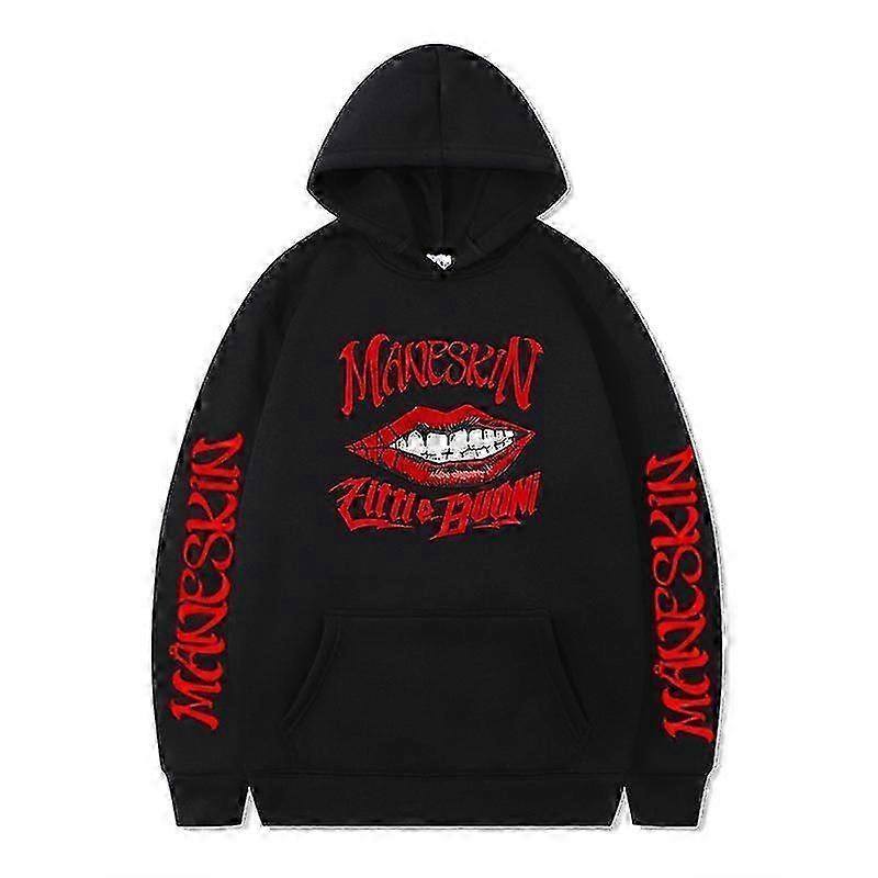 Maneskin Rock Band Printing Sports Casual Loose Hoodie Men And Women Hoodie Shirt Top -NMAOV