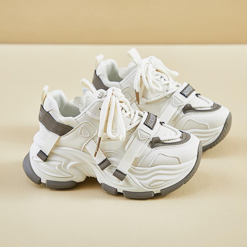 Ins Korean Version of the New Dad Shoes Women's Spring Student Sports Running Casual Shoes Platform Height Increase FB9961
