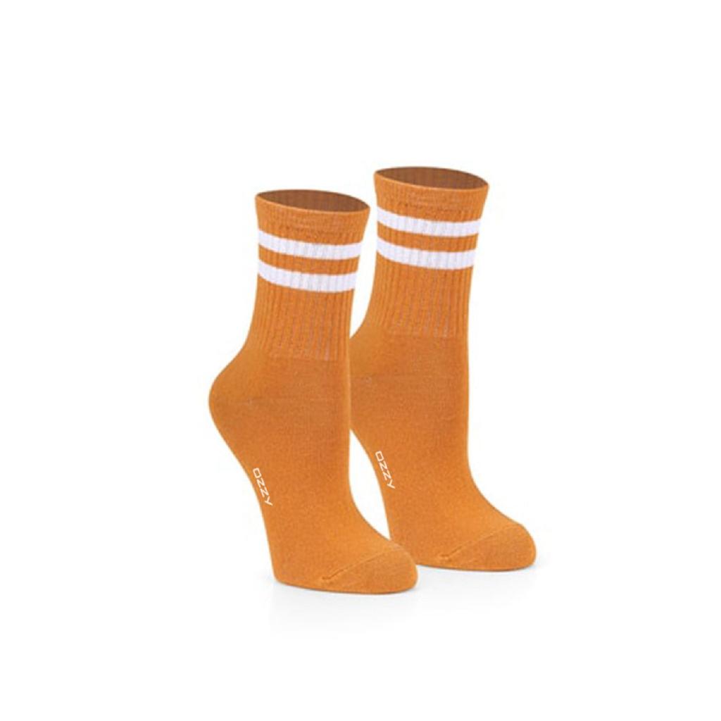 Женские теннисные носки для колледжа из 6 пар разноцветных полосатых носков