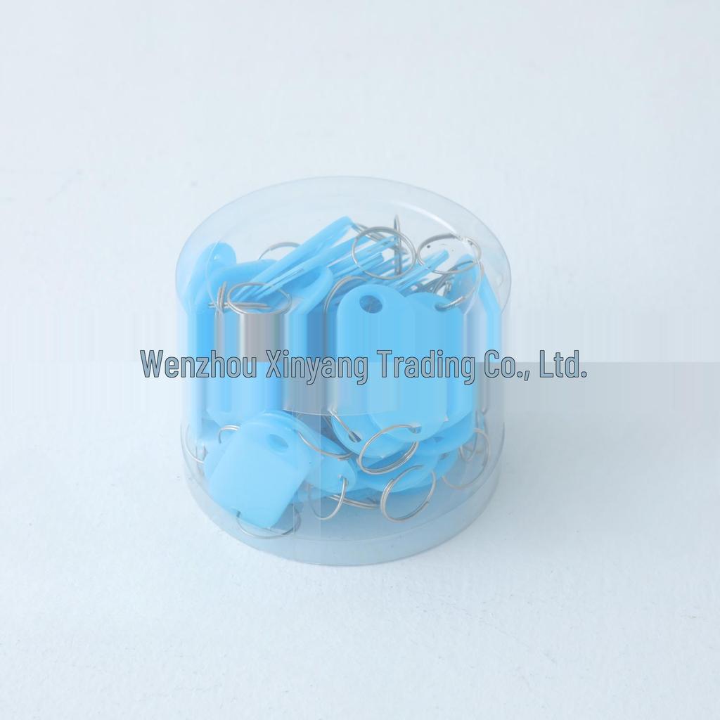 Цветной съемный пластиковый брелок для ключей для управления офисом и домом