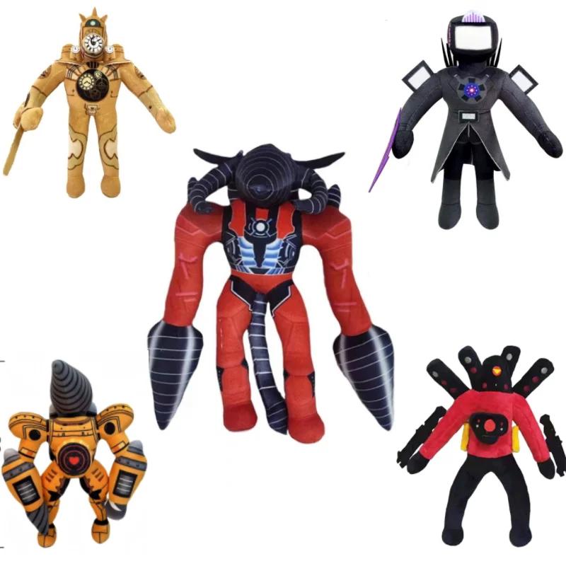 Туалет Титаны Дрель Человек Модернизация Телевизор Мужчина Женщина Оператор Часы Динамик Мужчина Плюшевая Мягкая Игрушка Кукла