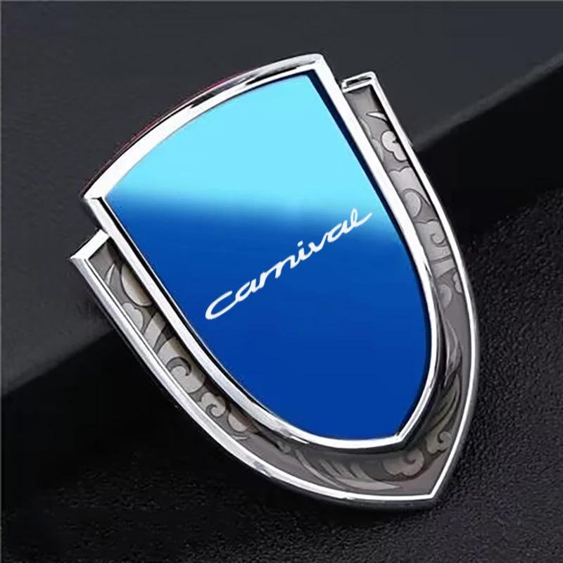 UQQV8 car stickers 3D metal accsesories auto accessory for kia carnival