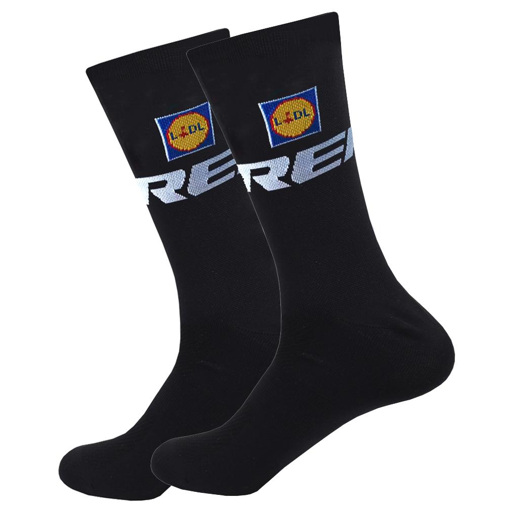 White UAE Cycling Socks Red TEAM Lightweight Large Mesh Design MTB Bicycle Sock Unisex Adult Compression Non Slip Runing Socks
