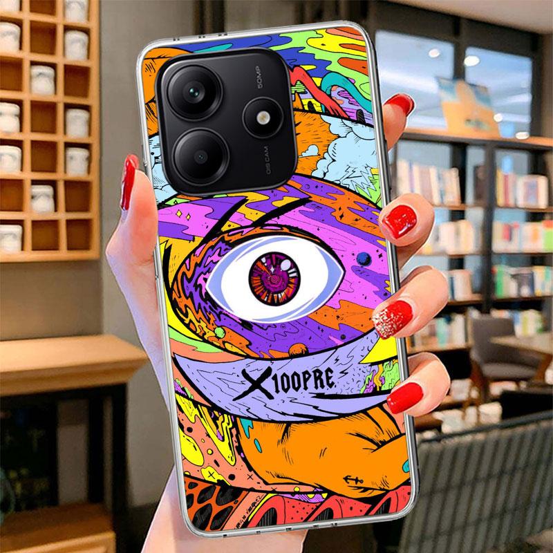 Чехол для телефона Bad Bunny X100pre для Xiaomi Redmi Note 15 14 13 12 11 10 Pro Plus 14S 12S 11S 11T 11E 10S Мягкий чехол-бампер Redmi Нет