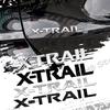 3D ABS Наклейка-значок на автомобиль Для X-Trail Логотип X Train T30 T31 2007-2015 T32 2014-2022 T33 2021 N32 Наклейки Аксессуары