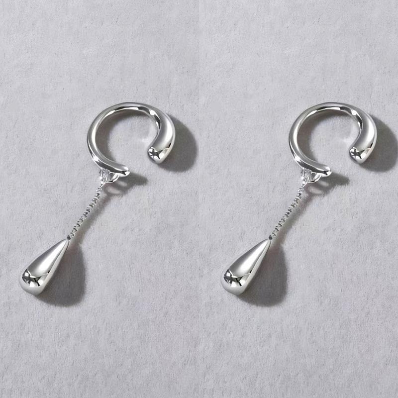 Простая Личность Кисточка Свисающая Подвеска Клипса На Мочку Уха Новая Женственная Изысканная Вечеринка Аксессуары