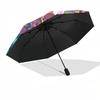 1pc Outdoor Umbrella with Super Mario Bros. Characters - Automatic Opening/Closing, Portable 3-Fold Design, 8-Bone Iron Frame - Perfect Gift for
