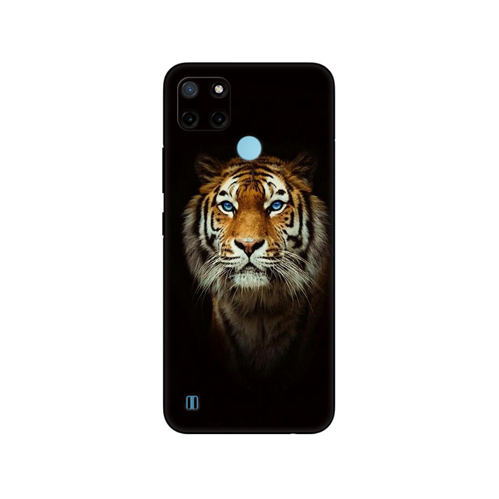 Силиконовый чехол для Realme C21Y C25Y, задняя крышка для телефона OPPO Realme C21Y C25Y, 4G, мягкий чехол RMX3261, черный чехол из ТПУ 6,5 дюйма