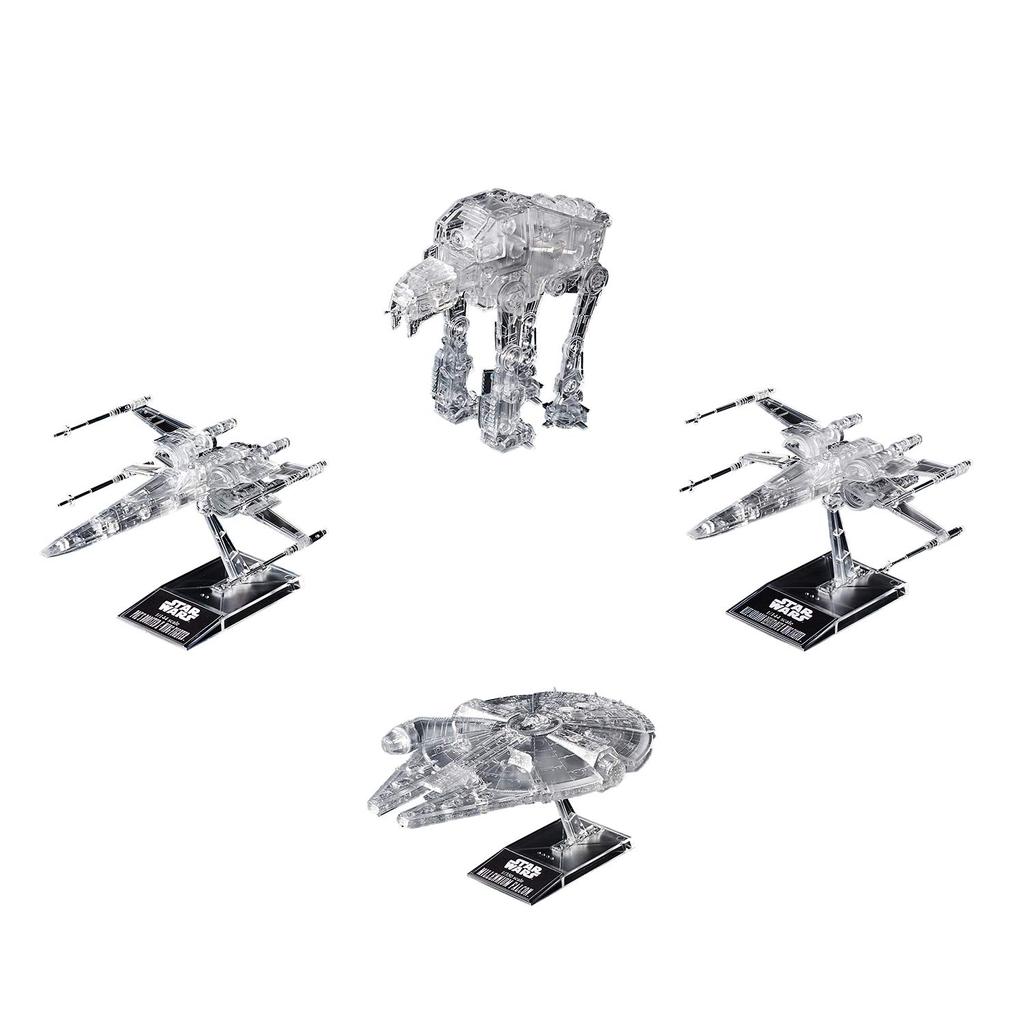 Star Wars The Last Clear Vehicle Set Plastic Model 1/144 & 1/350 & 1/540 "Star Wars Jedi"