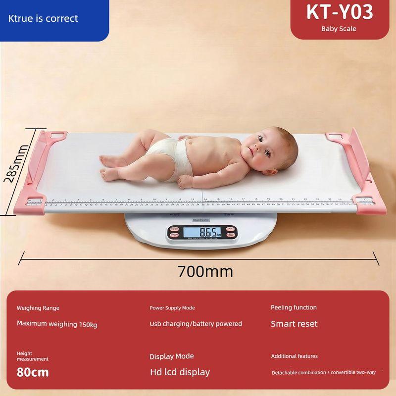 Baby Weight Scale, Household Baby High-Precision Height and Weight Measuring Instrument, Digital Scale, Special Precision Scale for Newborns