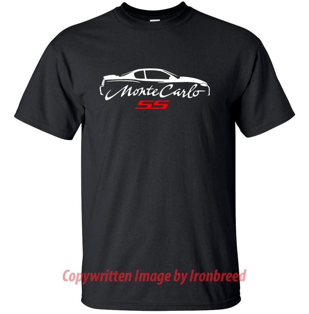 2000 2001 2002 2003 2004 2005 Monte Carlo SS Футболка Силуэт автомобиля