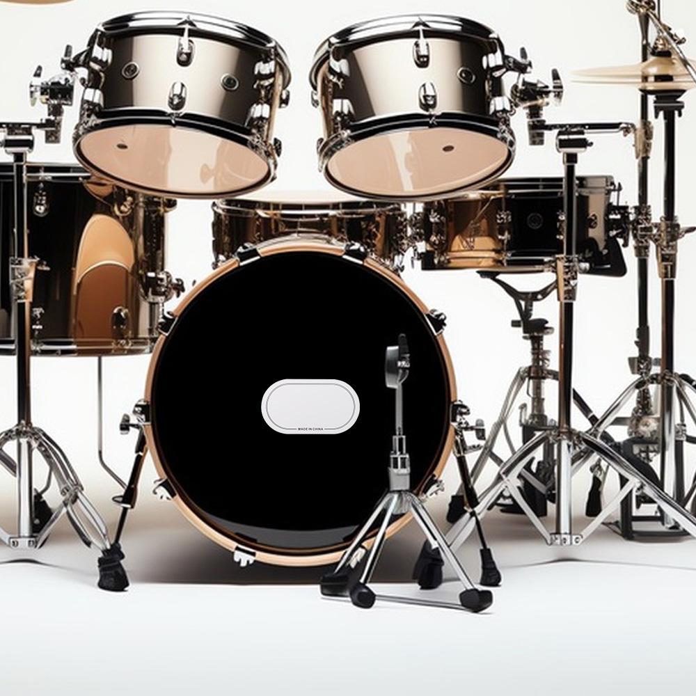 2 упаковки накладок с двойной педалью, износостойкие наклейки, самоклеящаяся нашивка для пластика барабана