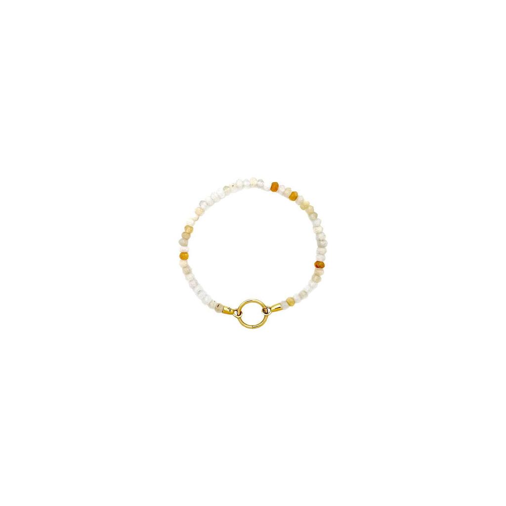 Long Beaded Pearl Bracelet Necklace Diy Accessories Basic Chain Gold-Plated Color Retention