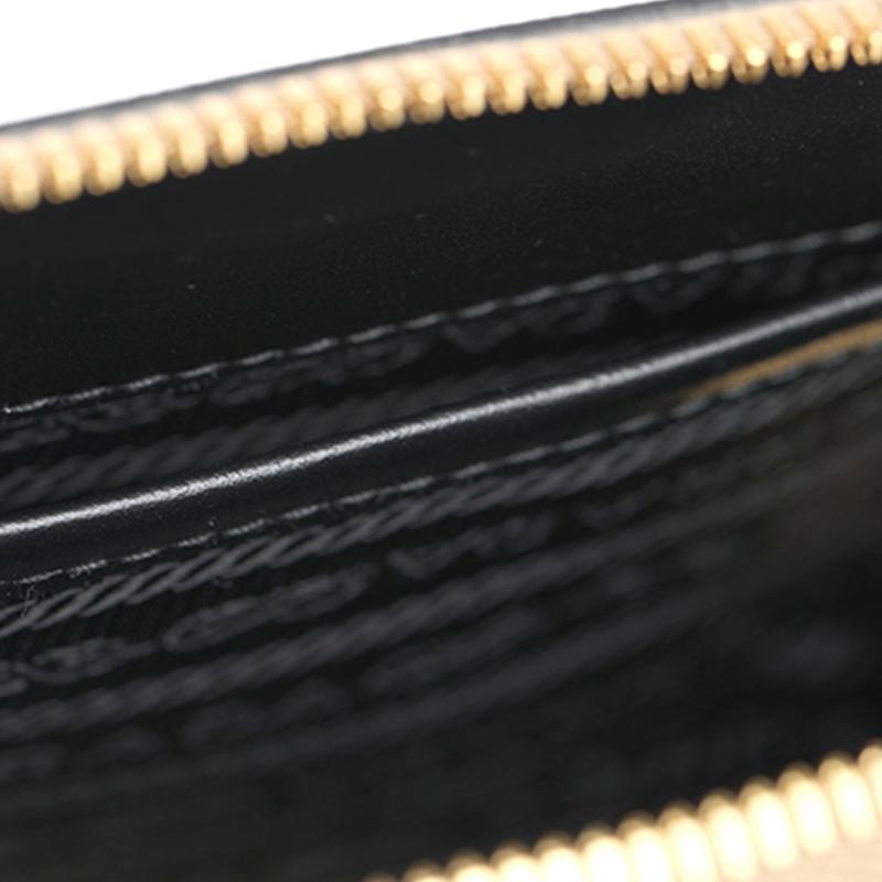 Prada Кожаная сумка через плечо Saffiano с молнией Женские сумки Коричневый 1BL019-NZV-F098L-V-OOO