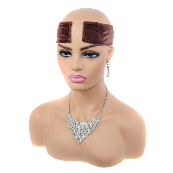 Нескользящий парик Pleuche, регулируемый ремень для парика, повязка на голову с застежкой, безопасный парик на шнурке