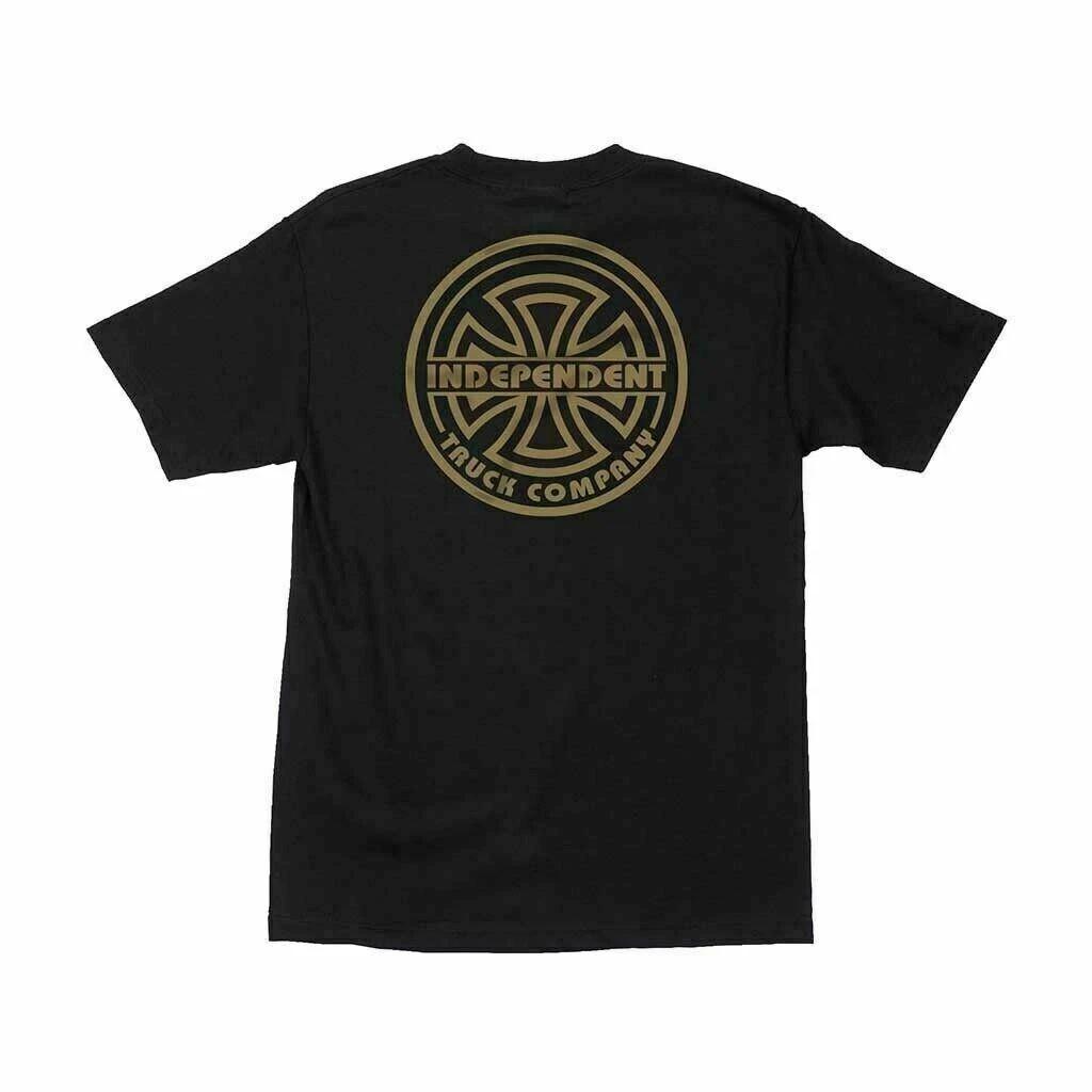 Independent Trucks BAUHAUS BOLD Skateboard T Shirt BLACK