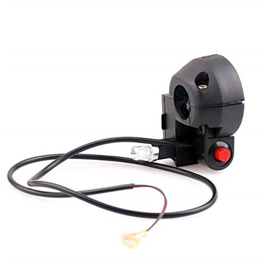 Set Motorcycle ATV 7/8" Handlebar Hand Grips Kill Stop Switch Twist Brake Levers