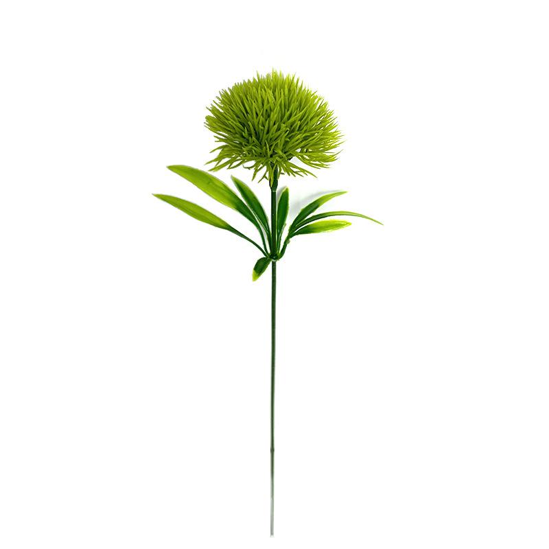 Artificial Green Plant Single Dandelion Bunch Artificial Artificial Flower Bouquet Fake Flower Green Flower Decoration